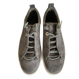 PAUL GREEN Faye Lace Sneakers. Women US sizes 9 Gray nubuk leather.